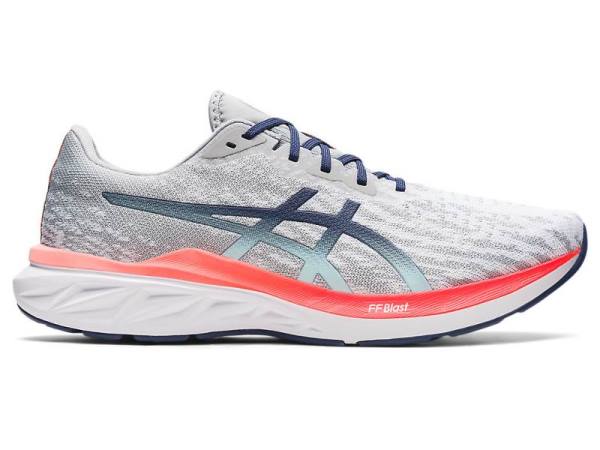 Asics Hardloopschoenen Heren, DYNABLAST Grijs/Blauw - Asics Aanbieding | B5087629-RA